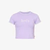 Levis Ringer Logo-print Cotton-jersey T-shirt -Ted Baker Store R04191378 BABYSERIFLOGOPURP M