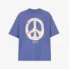 Levis Peace-sign Relaxed-fit Cotton-jersey T-shirt -Ted Baker Store R04191379 FLORALPEACESIGNCR M