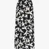 Leaf-print Maxi-length Woven Skirt -Ted Baker Store R04191957 BLACK M