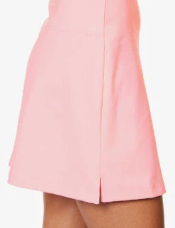 Girlfriend Collective High-rise A-line Stretch-recycled-polyester Mini Skort -Ted Baker Store R04196138 CANDYPINK ALT04