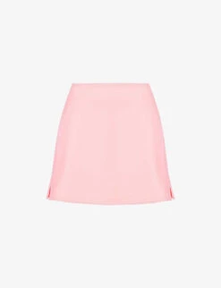 Girlfriend Collective High-rise A-line Stretch-recycled-polyester Mini Skort