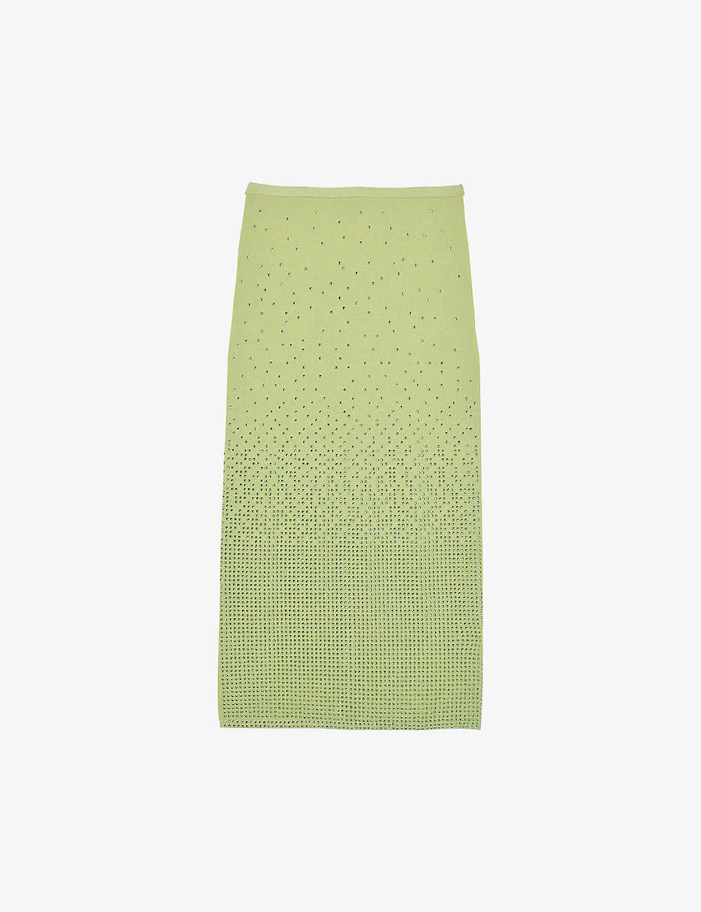 Sandro Manray Rhinestone-embellished High-rise Woven Midi Skirt 3 Sandro Manray Rhinestone-embellished High-rise Woven Midi Skirt