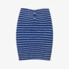Stripe-pattern Crinkle-texture Stretch-woven Mini Skirt 1 Stripe-pattern Crinkle-texture Stretch-woven Mini Skirt -Ted Baker Store R04198509 NAVYWHITE M