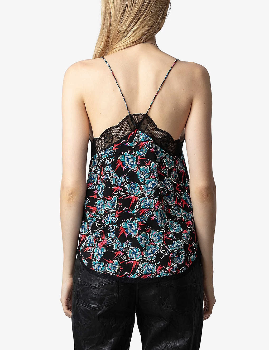 Zadig & Voltaire Christy Floral-print Silk Camisole Top 6 Zadig & Voltaire Christy Floral-print Silk Camisole Top - Image 4
