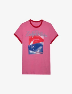 Zadig & Voltaire Zoe Photographic-print Organic-cotton T-shirt