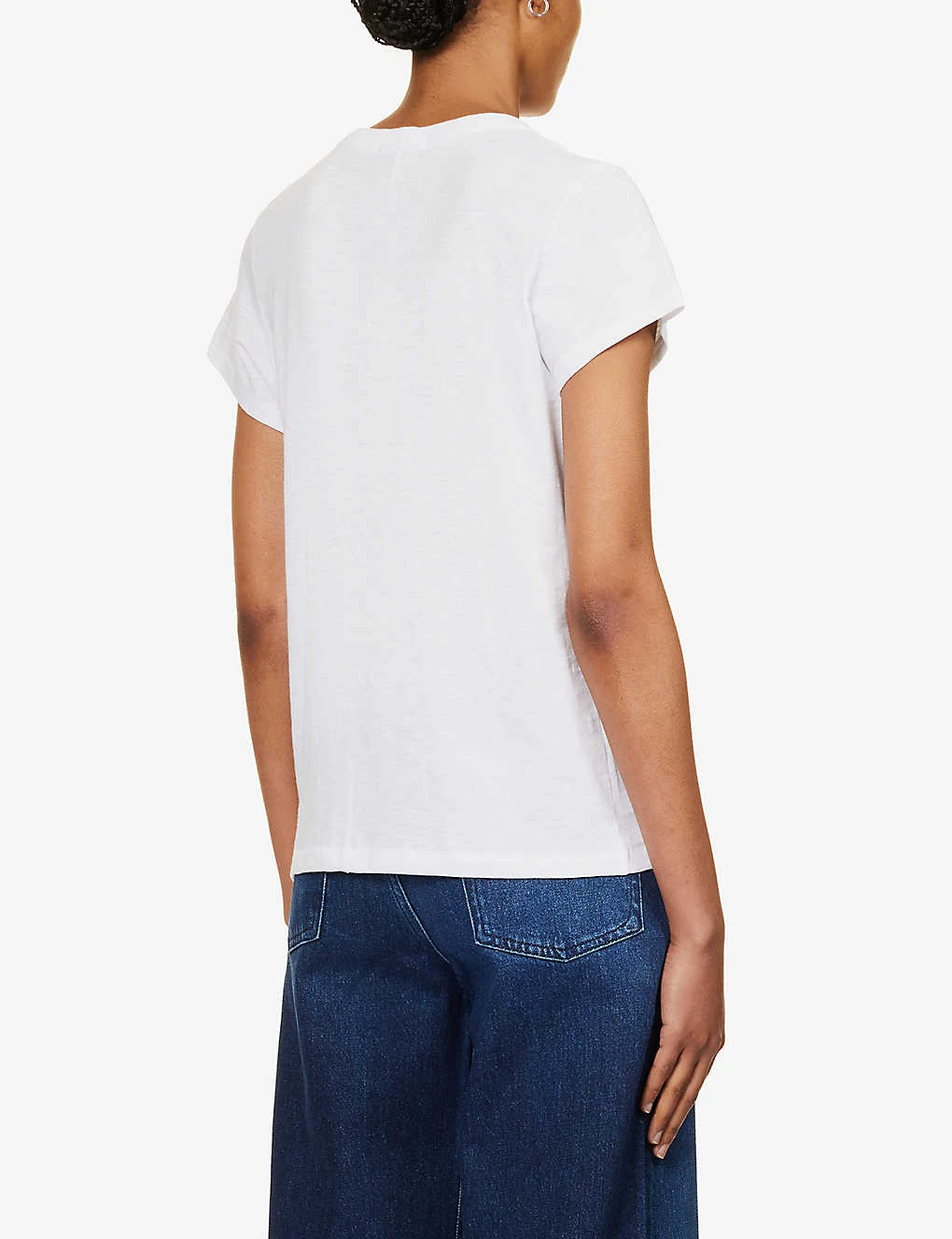 Rag & Bone Star Crossed Lovers Logo-embroidered Organic Cotton-jersey T-shirt 6 Rag & Bone Star Crossed Lovers Logo-embroidered Organic Cotton-jersey T-shirt - Image 4