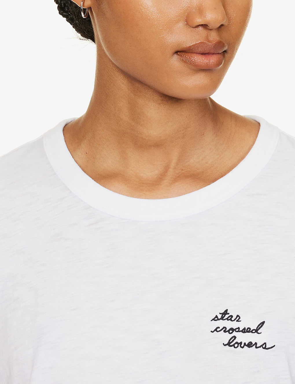 Rag & Bone Star Crossed Lovers Logo-embroidered Organic Cotton-jersey T-shirt 7 Rag & Bone Star Crossed Lovers Logo-embroidered Organic Cotton-jersey T-shirt - Image 5