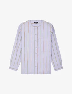 Soeur Thalie Stripe-pattern Relaxed-fit Cotton Shirt