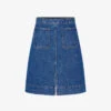Soeur Minorque Patch-pocket High-rise Stretch-denim Mini Skirt -Ted Baker Store R04202821 BLUE M