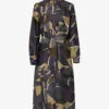 Soeur Lauren Graphic-print Tied-waist Silk Midi Dress -Ted Baker Store R04202827 PRINT M
