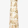 Aden Floral-pattern Silk Midi Dress -Ted Baker Store R04203297 BELLA M