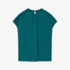Joseph Broca Gathered Silk Blouse -Ted Baker Store R04203807 DARKTEAL M