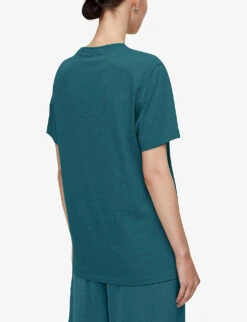 Joseph Round-neckline Cotton T-shirt -Ted Baker Store R04203833 DARKTEAL ALT03