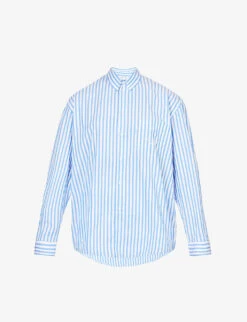 SR Sport Striped Cotton-poplin Shirt