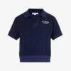 Terry Brand-embroidered Cotton Polo Shirt -Ted Baker Store R04205021 NAVY M