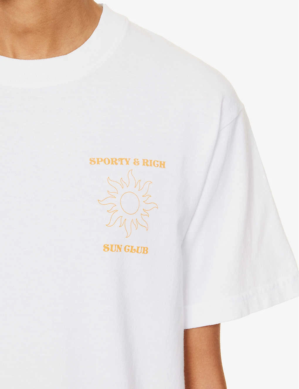 Sun Club Logo-print Regular-fit Cotton-jersey T-shirt 7 Sun Club Logo-print Regular-fit Cotton-jersey T-shirt - Image 5