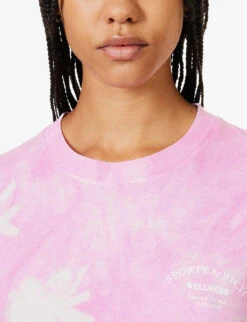 Wellness Studio Tie-dye Cotton-jersey T-shirt -Ted Baker Store R04205047 TAFFY ALT04