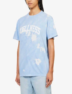 Wellness Tie-dye Cotton-jersey T-shirt 9 Wellness Tie-dye Cotton-jersey T-shirt -Ted Baker Store R04205049 HYDRANGEA ALT02