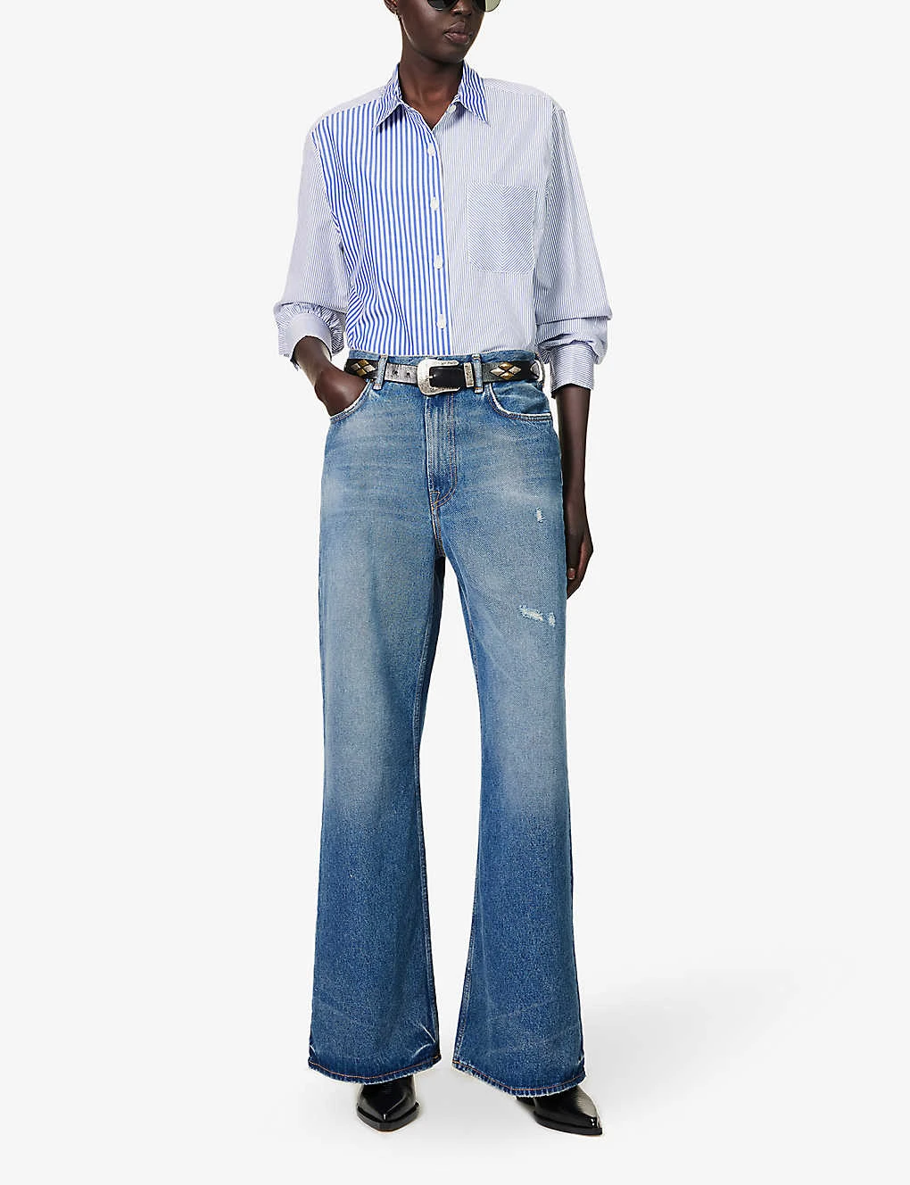 Rag & Bone Maxine Patch-pocket Regular-fit Cotton Shirt 4 Rag & Bone Maxine Patch-pocket Regular-fit Cotton Shirt - Image 2
