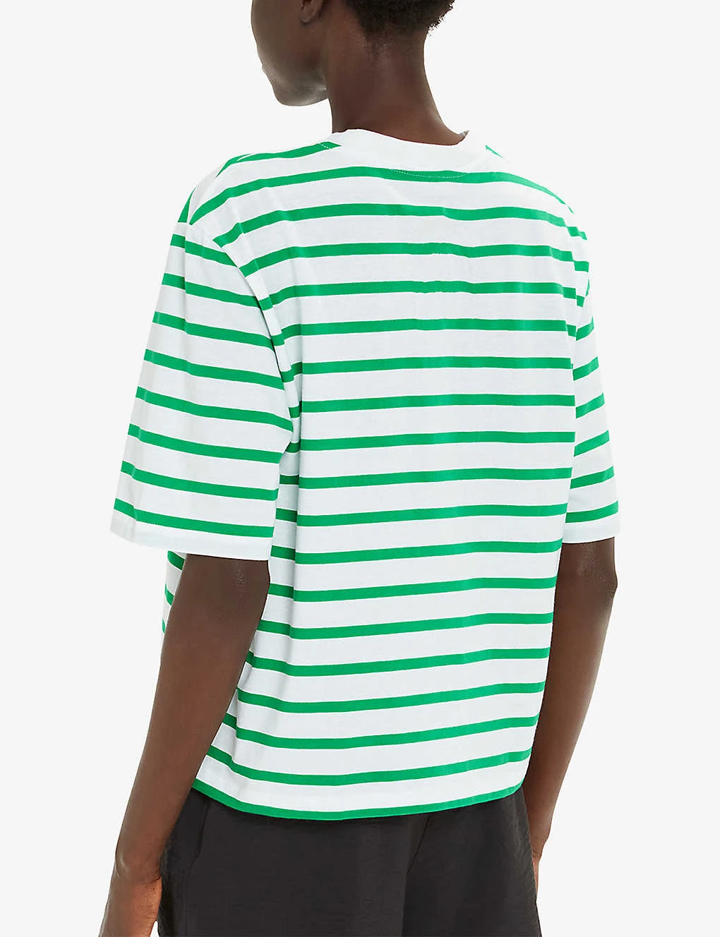 Whistles Stripe-pattern Short-sleeve Cotton T-shirt 6 Whistles Stripe-pattern Short-sleeve Cotton T-shirt - Image 4