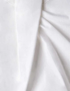 Twist-neck Sleeveless Stretch-cotton Top -Ted Baker Store R04209465 WHITE ALT03