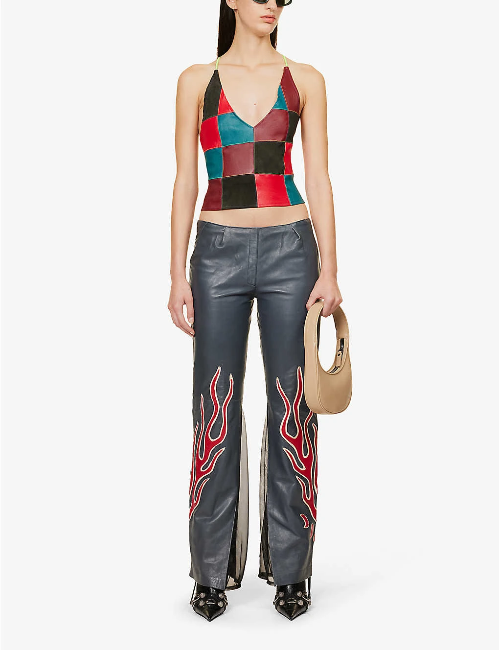 Lulu Check-pattern Upcycled Top 4 Lulu Check-pattern Upcycled Top - Image 2